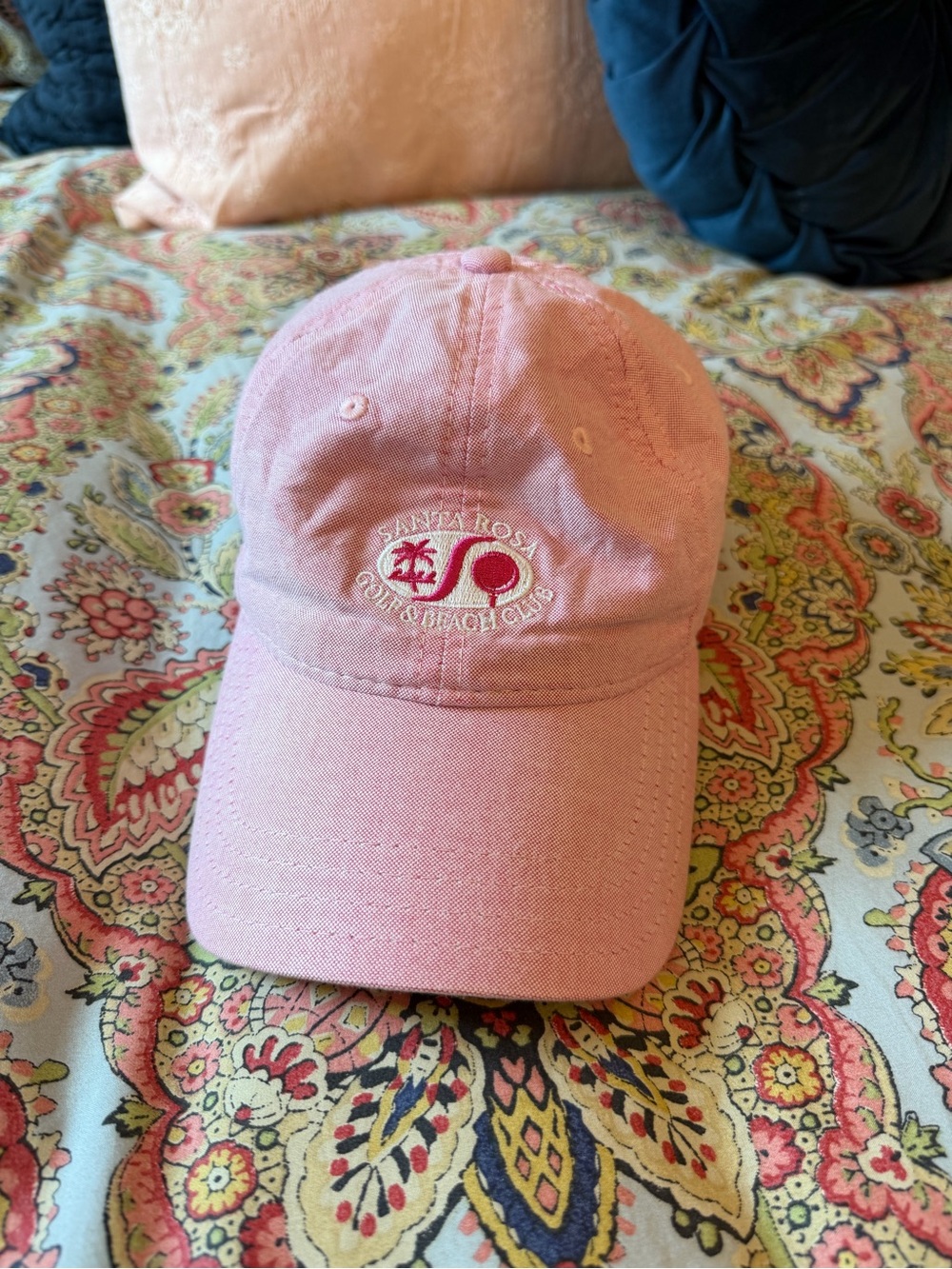 Santa Rosa Golf & Beach Club Pink Baseball Cap